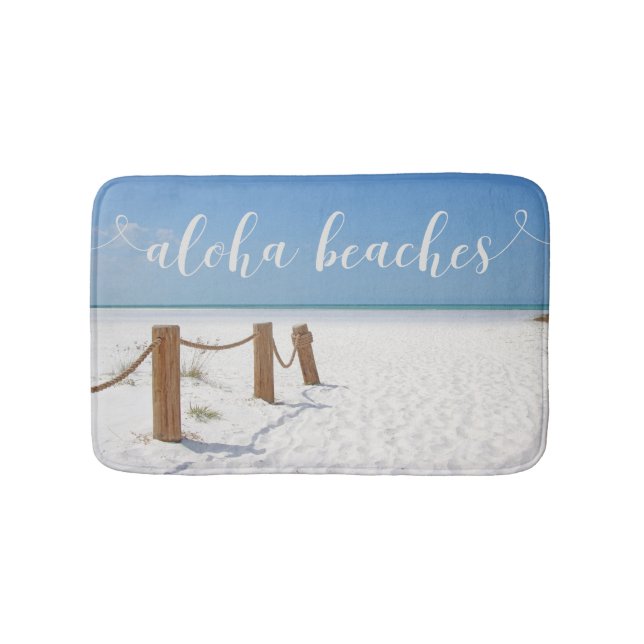 Alfombrilla De Baño Playas de Aloha (Anverso)