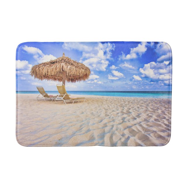 Alfombrilla De Baño Playas tropicales | Playa de arena de Aruba (Anverso)
