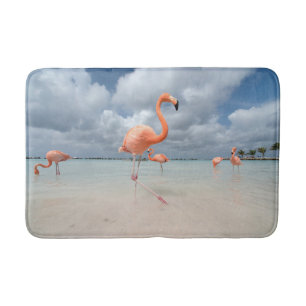 Alfombrilla De Baño Playas tropicales   Playa Flamingos, Aruba