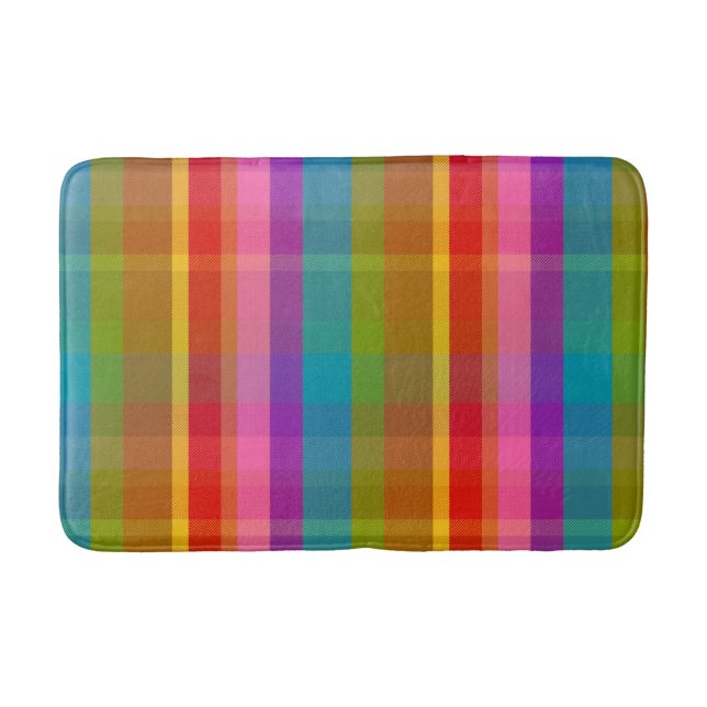 Alfombrilla De Baño Ploomfs Plaid DGRWP (Anverso)