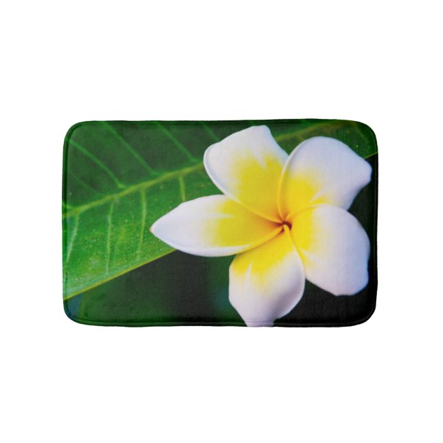 Alfombrilla De Baño plumeria (Anverso)