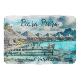 Alfombrilla De Baño Polinesia Francesa Bora Bora Serenity |