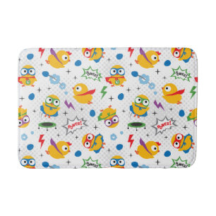 Alfombrilla De Baño Pollo superhéroe