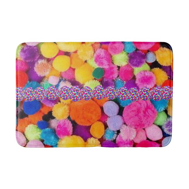 Alfombrilla De Baño Pom Poms Bathroom Mat (Anverso)