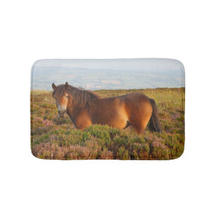 Alfombrilla De Baño Pony de exmoor, caballo, Somerset, Inglaterra