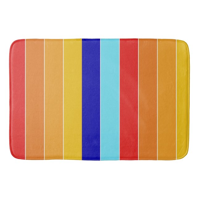 Alfombrilla De Baño Pop Art Stripes Bermuda (Anverso)