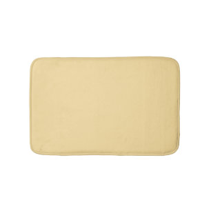 Alfombrilla De Baño Popcorn Mantequilla Amarillo Color sólido Imprimir