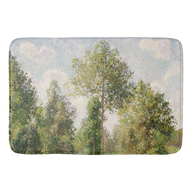 Alfombrilla De Baño Poplars, Éragny Camille Pissarro (Anverso)