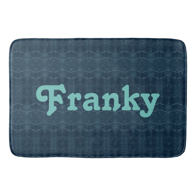 Alfombrilla De Baño Por Frankey o por ti (Anverso)