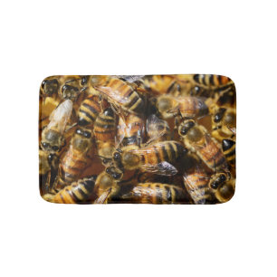 Alfombrilla De Baño Porciones de abejas de la miel