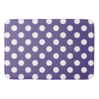 Pos de polka blanco sobre ultravioleta