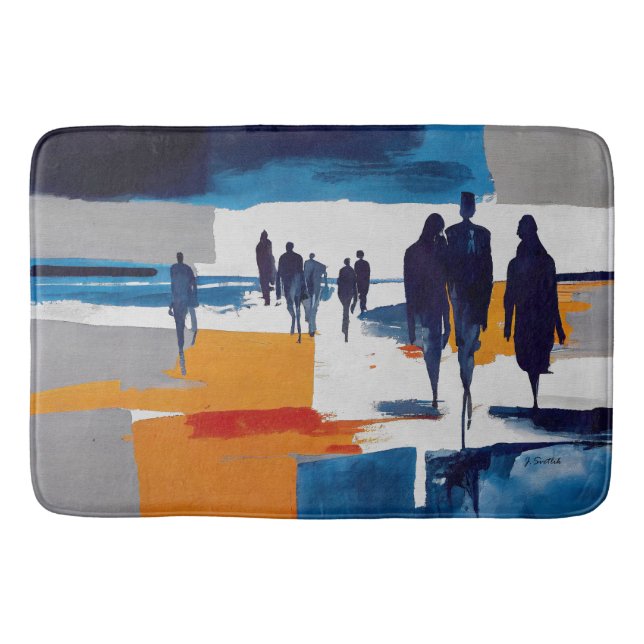 Alfombrilla De Baño Post-Storm Wanderers – Abstract Figures (Anverso)