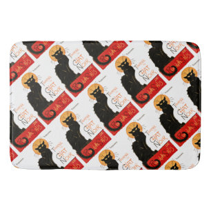 Alfombrilla De Baño Póster Clásico Gato Negro Steinlen Chat Noir Franc