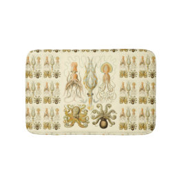 Alfombrilla De Baño Poulpo vintage Gamochonia de Ernst Haeckel