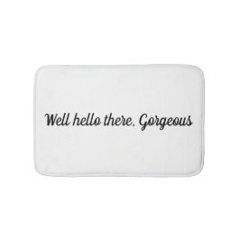 Alfombrilla De Baño Pozo hola allí, estera de baño magnífica