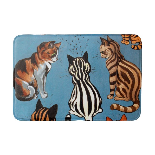 Alfombrilla De Baño Primadonna de la noche, Louis Wain (Anverso)