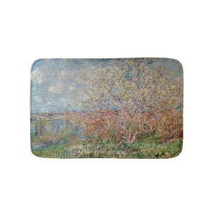 Alfombrilla De Baño Primavera de Claude Monet el , 1880-82