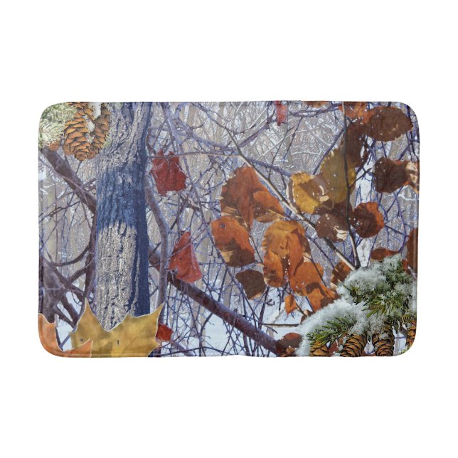 Alfombrilla De Baño Primer Camo de Nieve (Anverso)