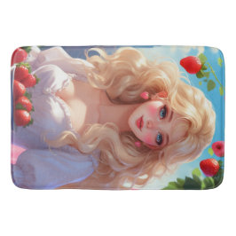 Alfombrilla De Baño Princesa de fresa