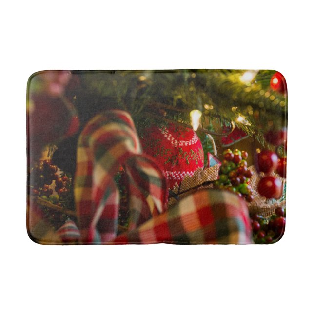 Alfombrilla De Baño Profundidad De Un Árbol De Navidad (Anverso)