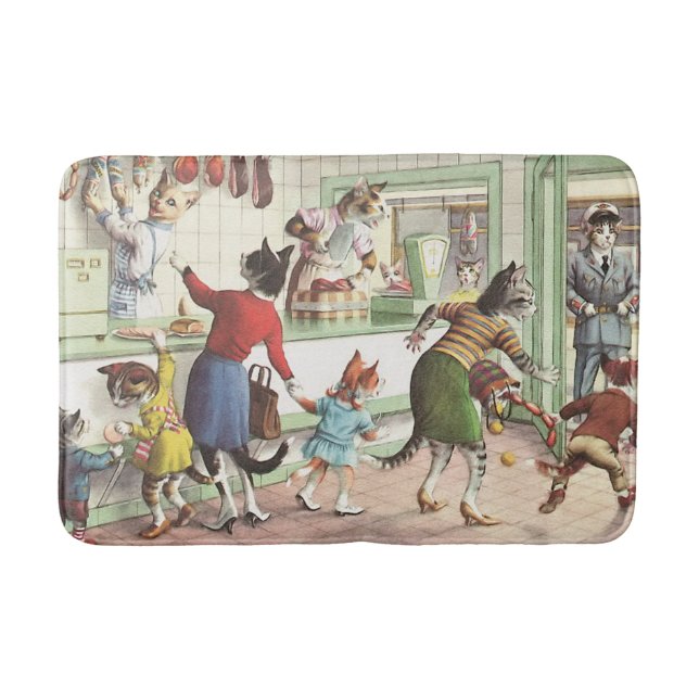 Alfombrilla De Baño PROLONGACIONES DEL ANDÉN: Robo de la carnicería - (Anverso)