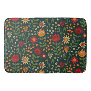 Alfombrilla De Baño Protea Bloque floral Imprimir oscilaciones de Mill