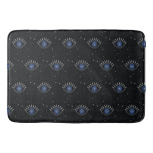 Alfombrilla De Baño Protección de ojos azules contra la mala energía, 