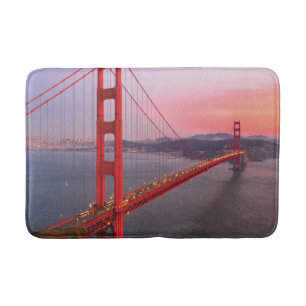 Alfombrilla De Baño Puente de la puerta de oro tira almohada
