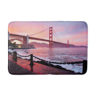 Alfombrilla De Baño Puente Golden Gate, fotografía panorámica,