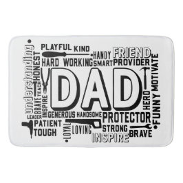 Alfombrilla De Baño Puerta del porche de bienvenida de la casa de papá