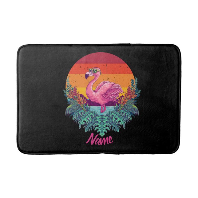 Alfombrilla De Baño Puesta de sol FLAMINGO   (Anverso)