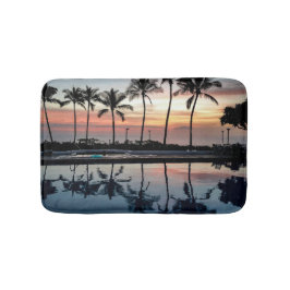 Alfombrilla De Baño Puesta del sol del día de navidad