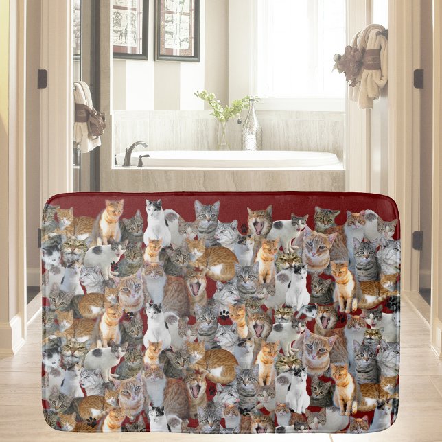 Alfombrilla De Baño Punto de encuentro de gatos - lindo (Subido por el creador)