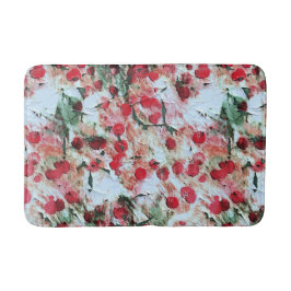 Alfombrilla De Baño Punto de Grunge rosa rojo sucio Decaer