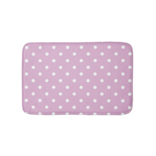 Alfombrilla De Baño Puntos Angora Polka rosas