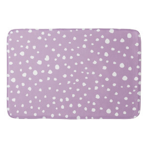 Alfombrilla De Baño Puntos Dalmatianos Lilac, Puntos Dalmatianos, Dota