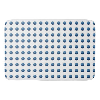 Alfombrilla De Baño Puntos de acuarela azules