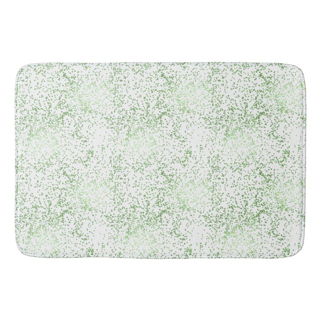 Alfombrilla De Baño Puntos de Confetti Mint (Anverso)