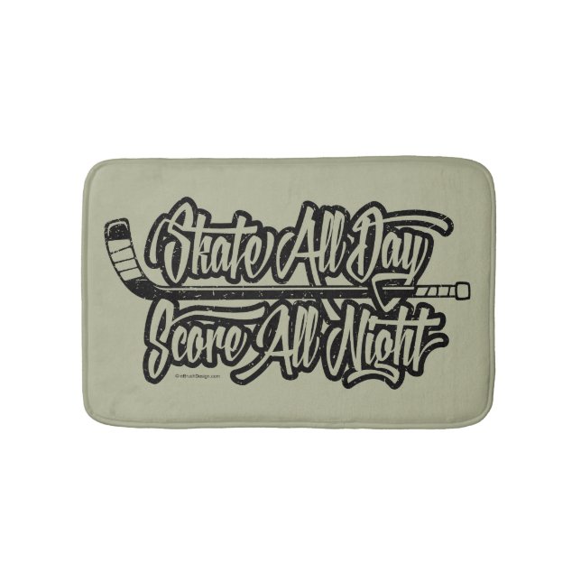 Alfombrilla De Baño Puntuación toda la noche (hockey) (Anverso)