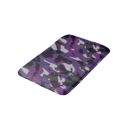 Alfombrilla De Baño Purple Camo Abstract