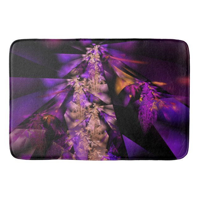 Alfombrilla De Baño Purple de leaves (Anverso)
