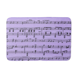 Alfombrilla De Baño Purple Sheet Music