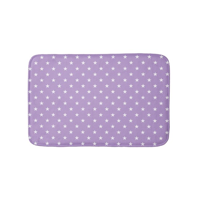Alfombrilla De Baño Purple Stars Bath Mat (Anverso)