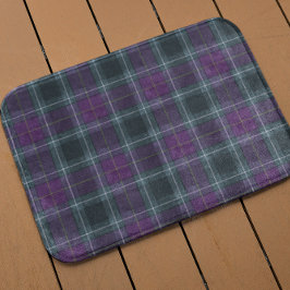 Alfombrilla De Baño Púrpura Placa Verde