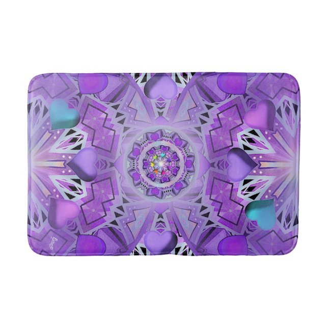 Alfombrilla De Baño Púrpura W2 (Anverso)