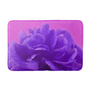 Alfombrilla De Baño Púrpura y frambuesa florales