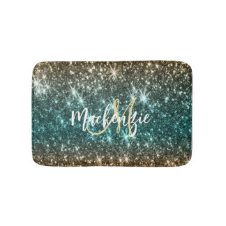 Alfombrilla De Baño Purpurina brillante y colorido