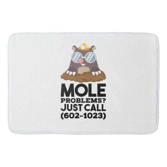 Alfombrilla De Baño Química - Problemas de Mol  (Anverso)