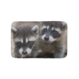 Alfombrilla De Baño Raccoon Twins Bath Mat
