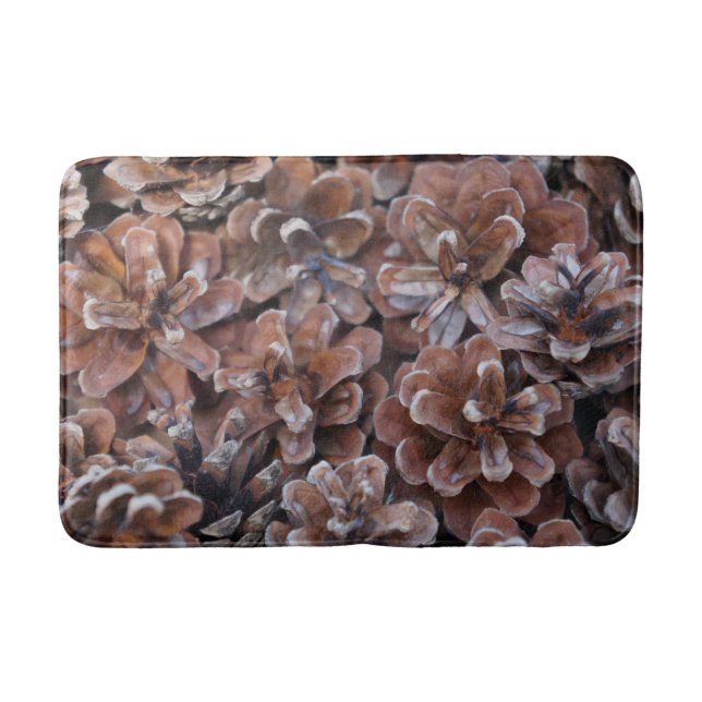 Alfombrilla De Baño Racimo de conos del pino (Anverso)